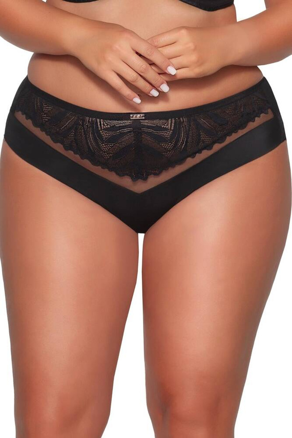 2107  Figi Damskie AVA- czarny