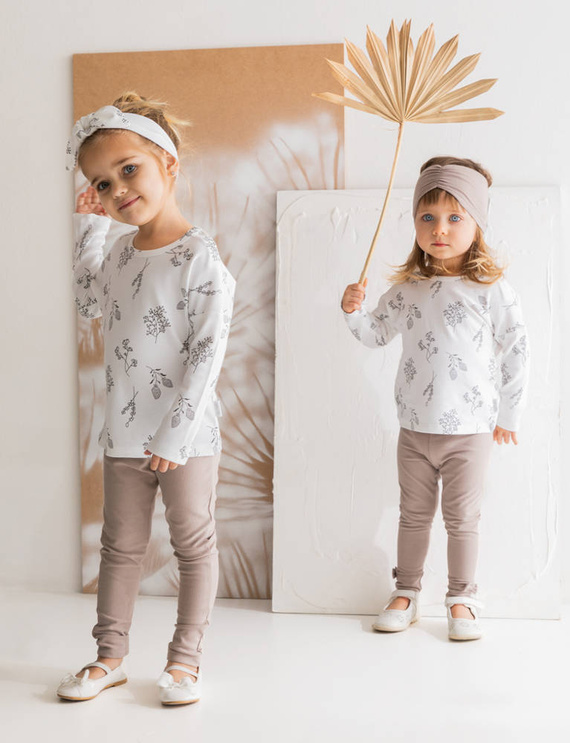 183281 Legginsy "Gaja" Nicol - beżowy