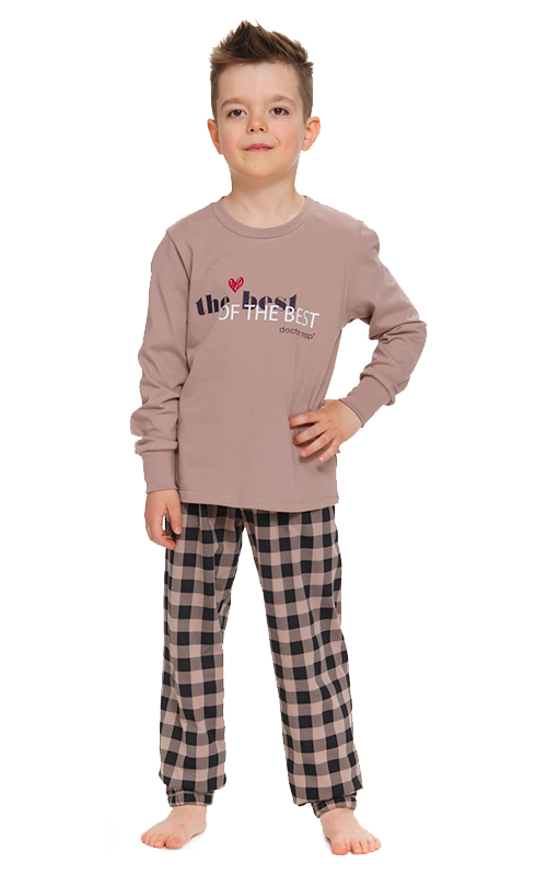 5218 "The best" Piżama dziecięca Unisex Doctor Nap - beige