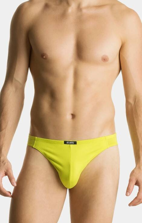 3MP-170 A'3 Slipy męskie Atlantic - limonka-niebieski-granatowy