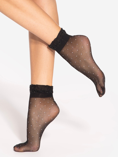 Spring Vibes wz.06 Skarpetki Damskie 15 den Gatta -czarny