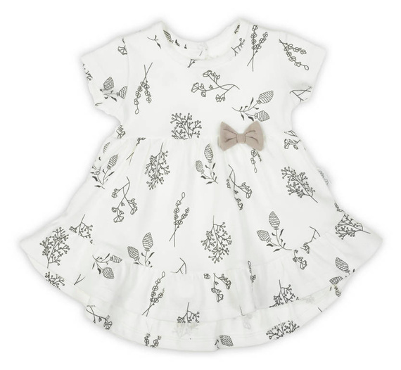 183166 Sukienka bawełniana "Gaja" Nicol - kremowy