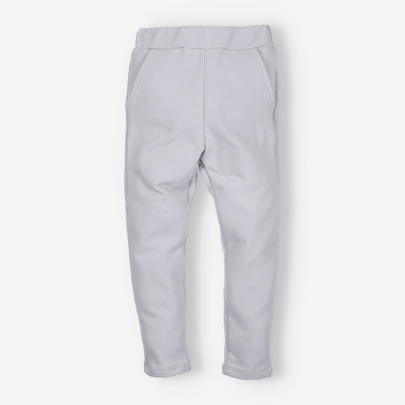 ILC-0018/JSZ Spodnie dresowe dla dziewczynki I Love Colors - szary