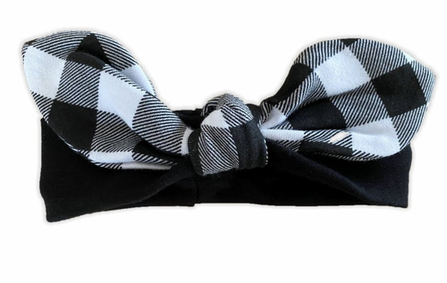 163366 Opaska niemowlęca "Bunny Kratka" Nicol