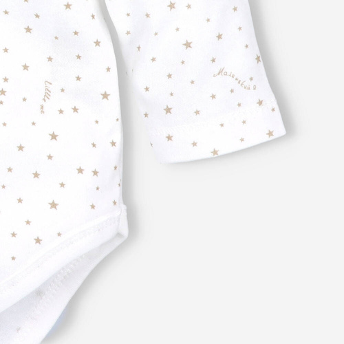 ABN-3343/GWI Stars Body z bawełny organicznej Nini ecru 