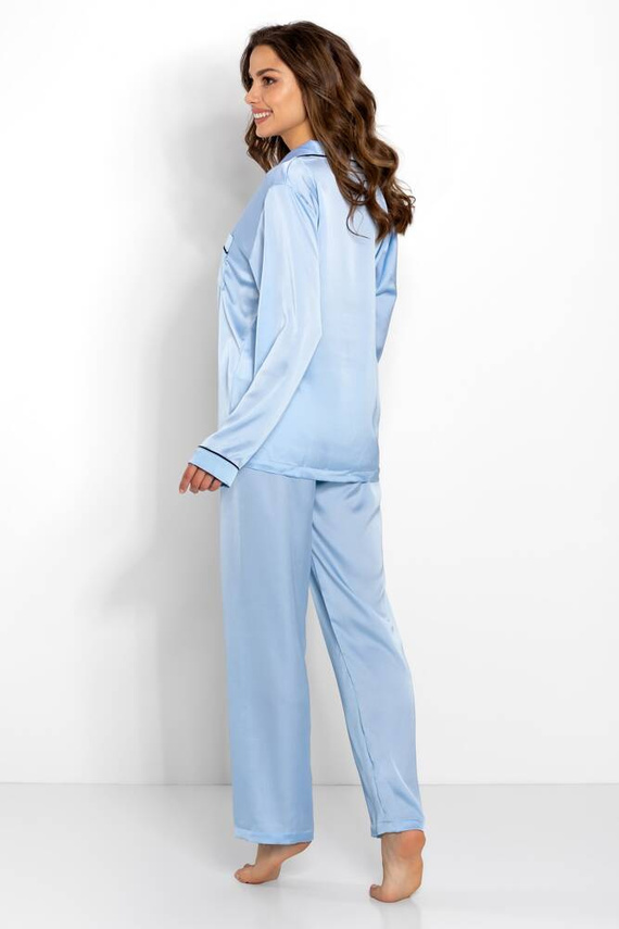 Classic Look Blue Piżama damska Momenti Per Me