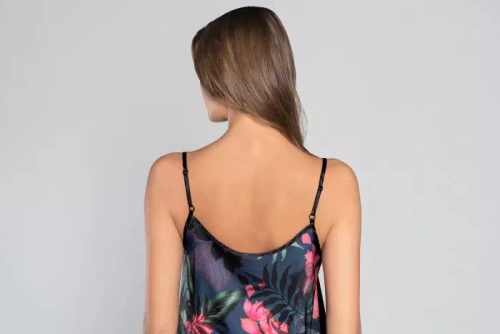 Amazonia Piżama Damska wąskie ramiączko, spodenki Italian Fashion - druk