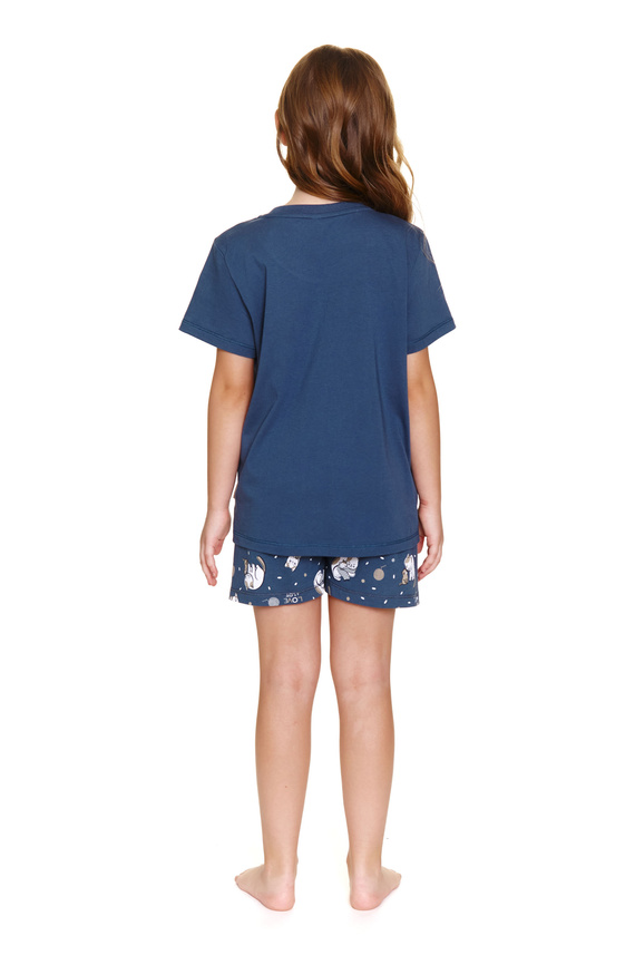 7205 "Cat club" Piżama dziecięca Unisex Doctor Nap - deep blue