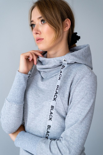 128 Sukienka dresowa MIRACLE-szary