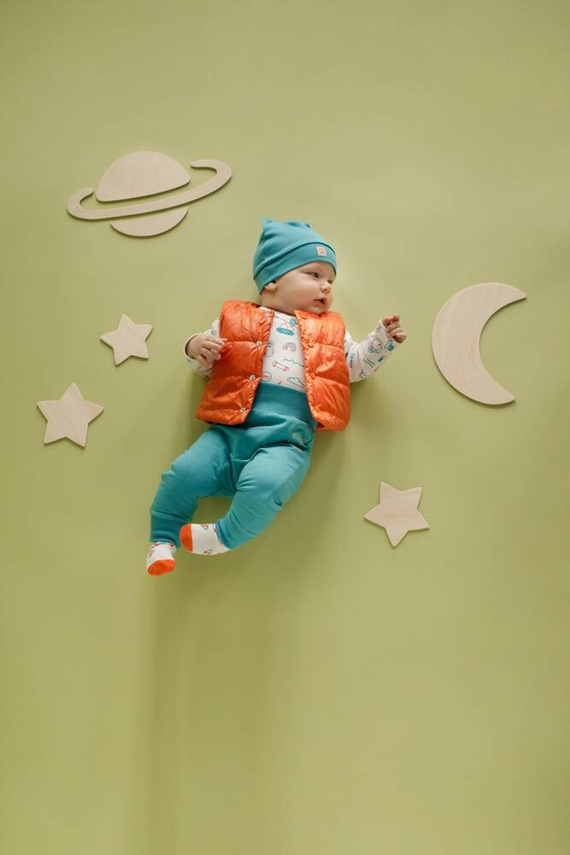 Orange Flip Bezrękawnik niemowlęcy Pinokio - pomarańczowy