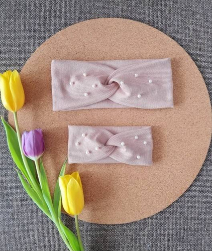 16DB Opaska dla dziewczynki Marija - beżowy