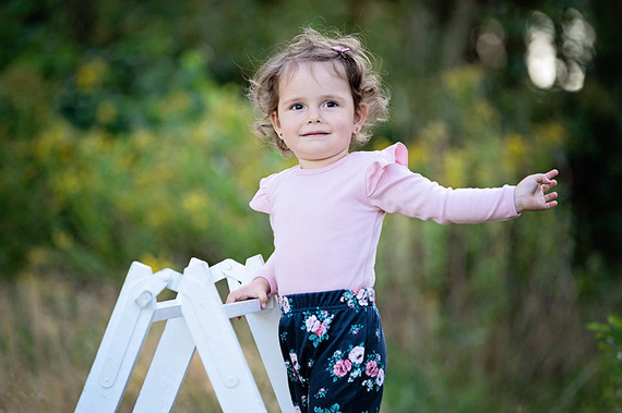 03228PDR "Rose Bonica" Body z długim rękawem Makoma pudrowy róż