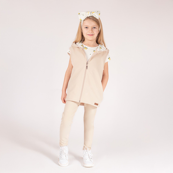 212281 Legginsy dresowe "Tola" Nicol - beżowy