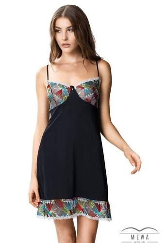 86401 Hawaii koszula nocna damska Visti czarny