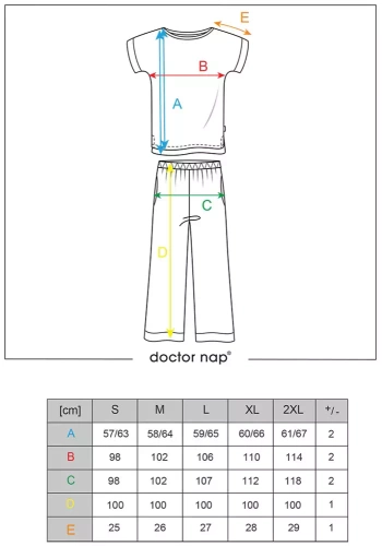 5119 Piżama Damska Doctor Nap - beige