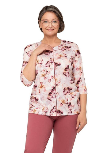 201 Maria II Piżama damska Martel -bordowy 23