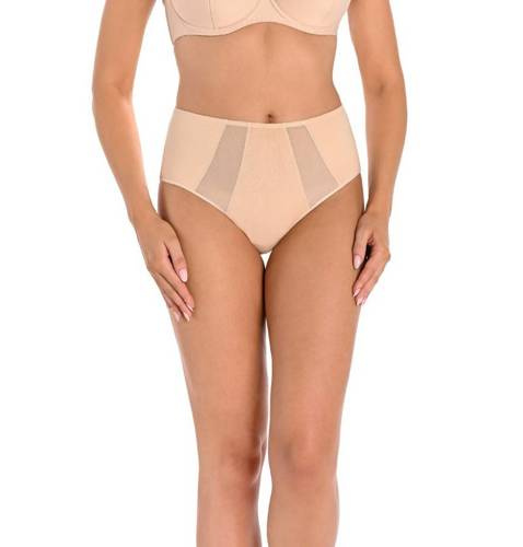 1125 Vicky Figi z wysokim stanem Teyli - beżowy