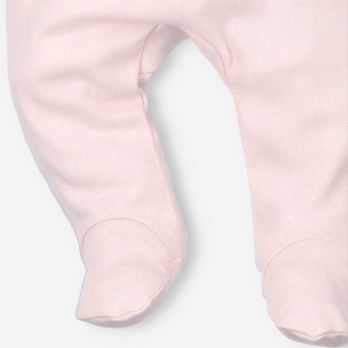 Tęczowy Ogród  Półśpiochy z bawełny organicznej Nini- różowe 