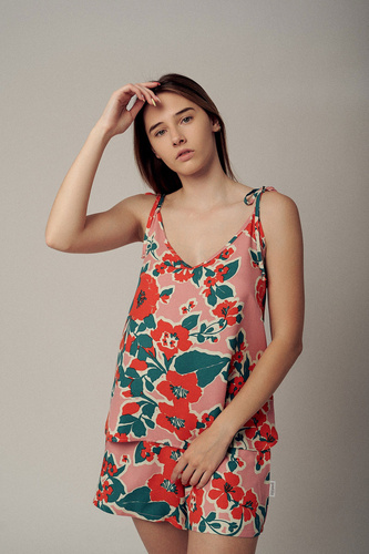 PRE-0067/00S Ina Leaves Piżama damska Pretilo