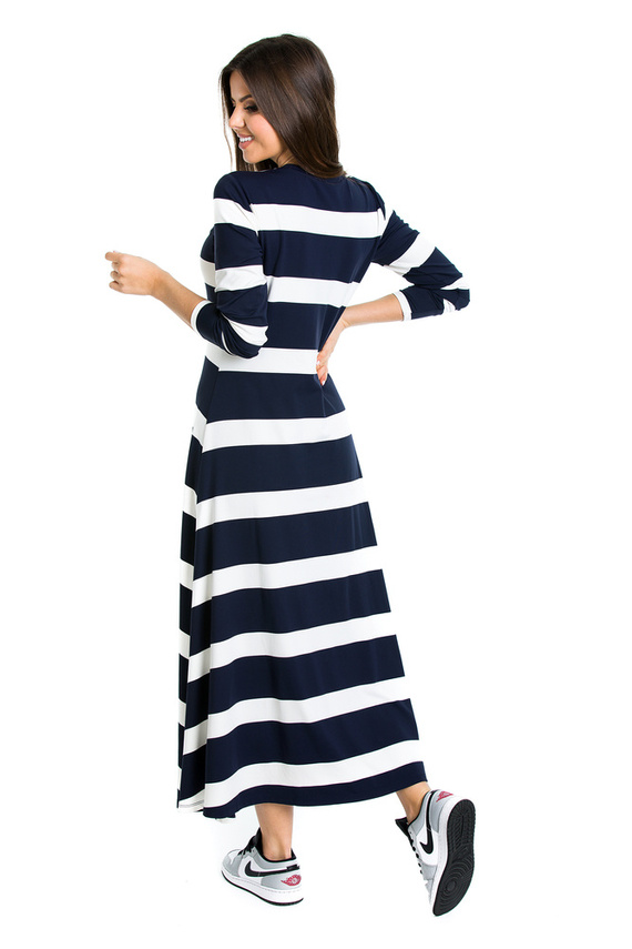 20018 Marine Sukienka Mediolano granatowy