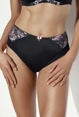 Ava 2270/B Black brazyliany damskie czarne koronka mikrofibra