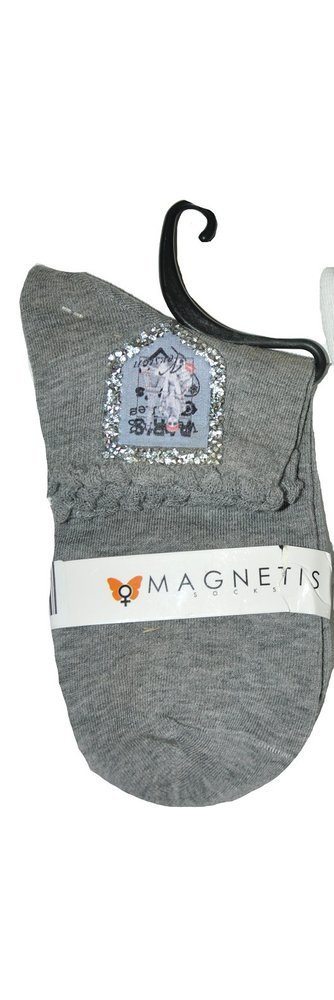 3015 Zakostki Damskie Magnetis biały