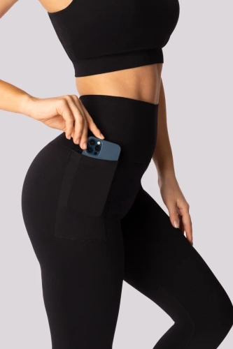 Base legginsy damskie Mona czarny 