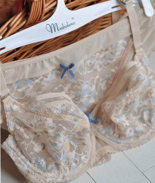 19107 Sky Biustonosz soft Mediolano beżowy