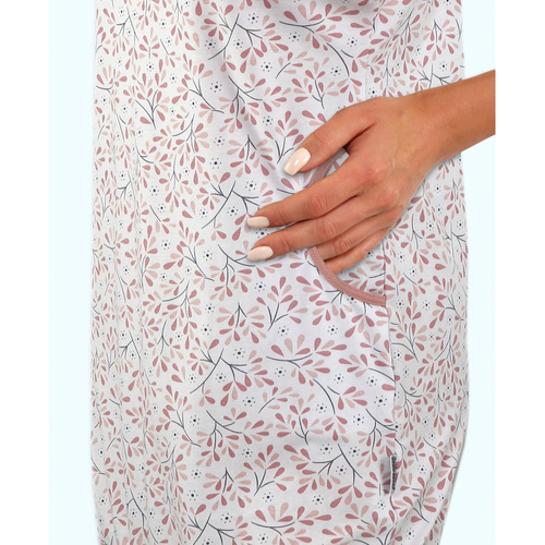 Julia Koszula nocna Sesto Senso biały/różowy