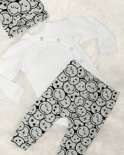 Emotki komplet 3-częściowy Bambarillo musztardowy