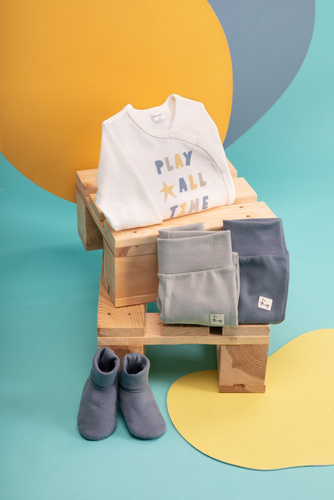 Fun Time Rozpinane body z długim rękawem Pinokio - ecru