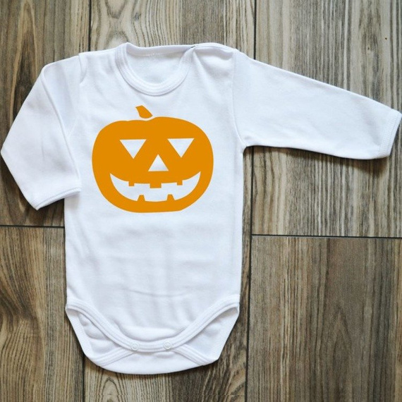 Body długi rękaw na Halloween "Dynia" Moocha czarne