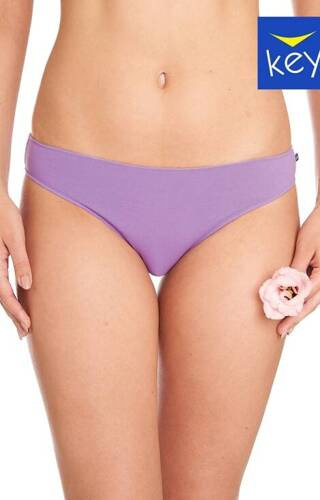 LPR 236 A22 A'2 Figi damskie Key  2-pak fioletowy-żółty