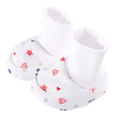 Small & Unique Buciki niemowlęce 2-pak Eevi - biały druk