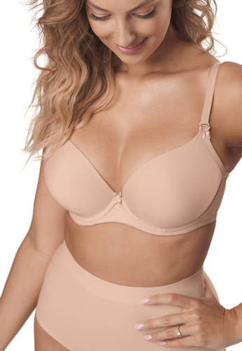 Ida Biustonosz push-up NIPPLEX beżowy