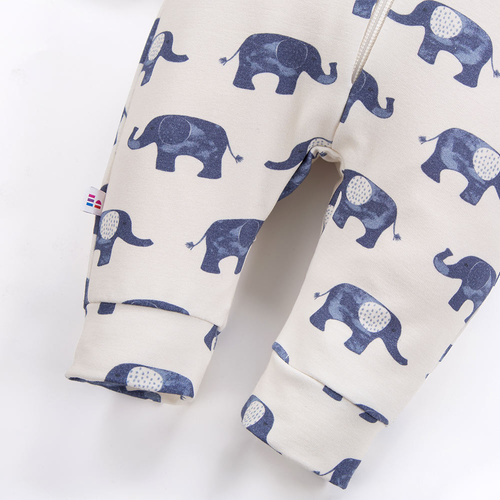 Elephant Pajac dresowy z kapturem Eevi - ecru