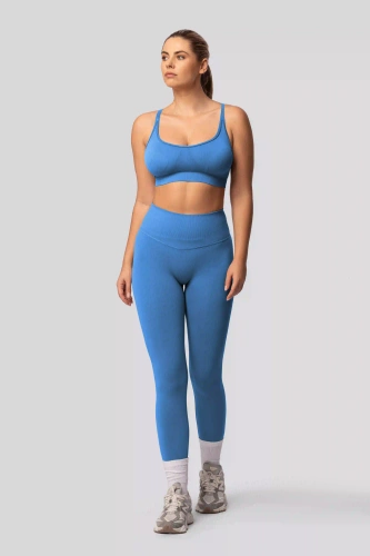 Legginsy push-up Spaio PRO modelujące kryjące wysoki stan ice blue