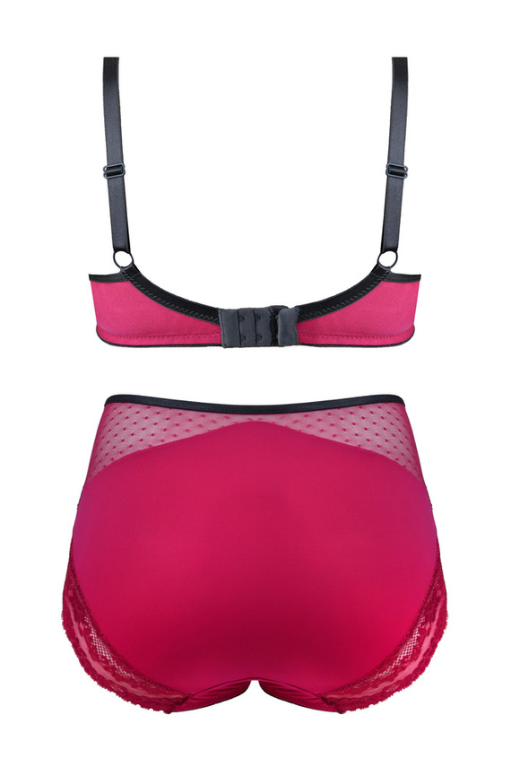 19111 Dots Figi damskie wysokie Mediolano różowy