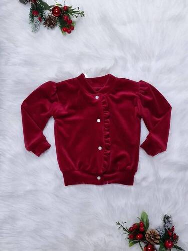 Amelka blezerek dziewczęcy Bambarillo czerwony