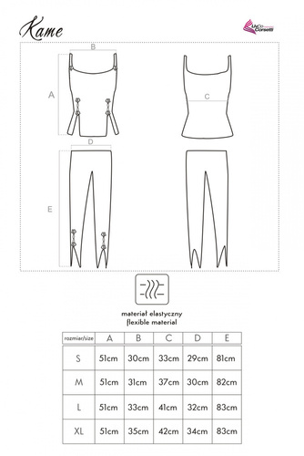 Kame LC 50002 Piżama damska LivCo Corsetti Fashion  