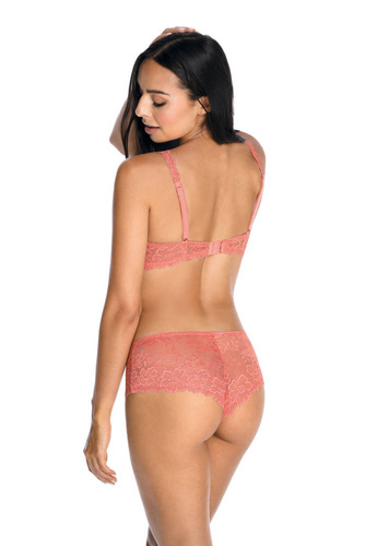 M-053/22 Carmela Biustonosz Usztywniany Mat brzoskwiniowy