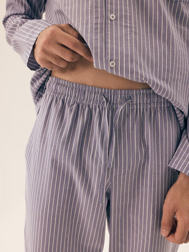 43035 Mic  Piżama Męska Henderson -niebieski