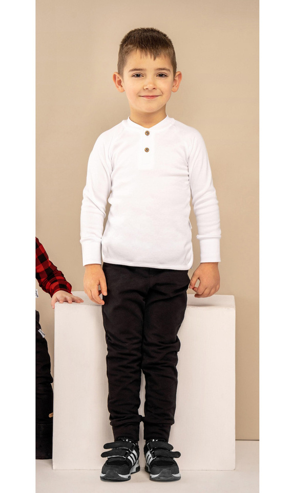 169561 Spodnie dresowe "Mix" Nicol - czarny