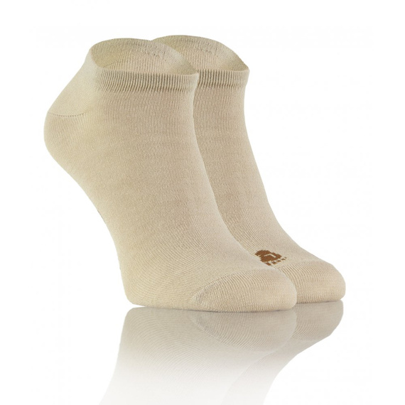 Eko Bamboo Skarpety stopki bambusowe Sesto Senso beżowy