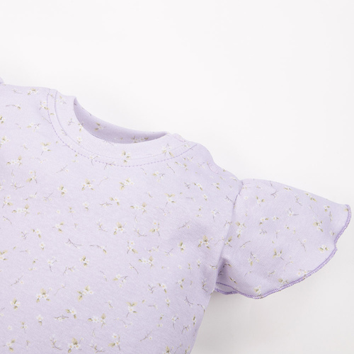 Meadow Bluzka z krótkim rękawem Eevi- fioletowa