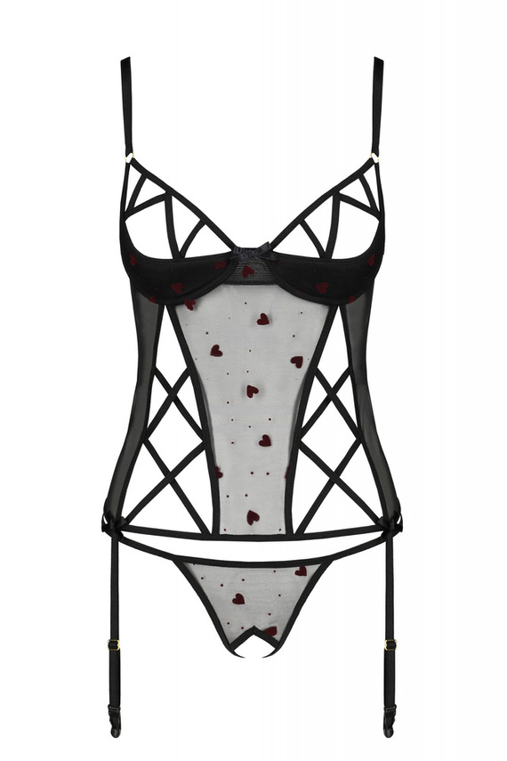 Lovelia Corset gorset damski Passion czarny