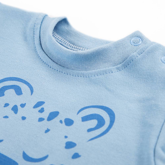 Nature Bluzka z nadrukiem Ewa Klucze- niebieski