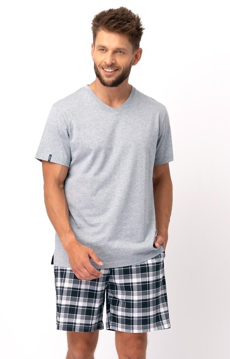 MNS 460 Piżama Męska Key - szara