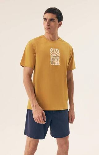 42600 Sun Piżama Męska Henderson - yellow