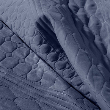 Poszewka z efektownym wzorem ADRI Design91- granat